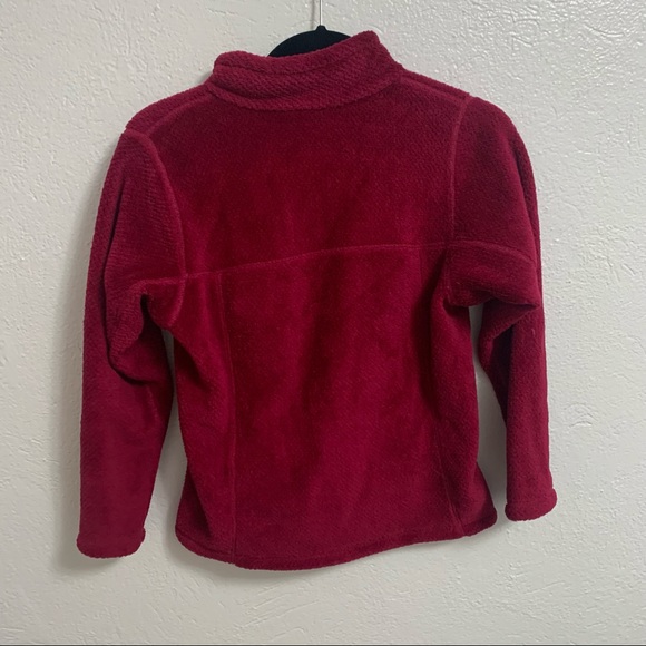 Patagonia Magenta Snap T Pullover Size L 12 Kids Sweatshirt Jacket - Picture 2 of 6